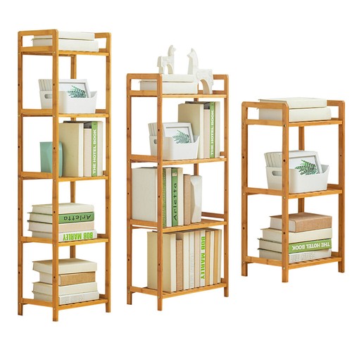 Tier wood bookcase shelf - 3,4,5,