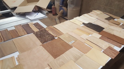 Mixed wood veneer offcuts - wood,
