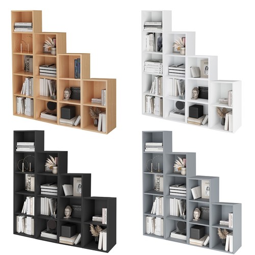 Cube 5 tier wood - cube,